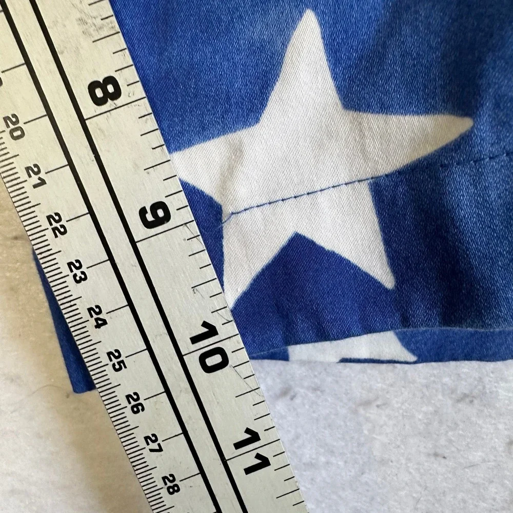 Loudmouth Golf Shorts Mens 38 Blue White Stars Patriotic Stars & Stripes Cotton